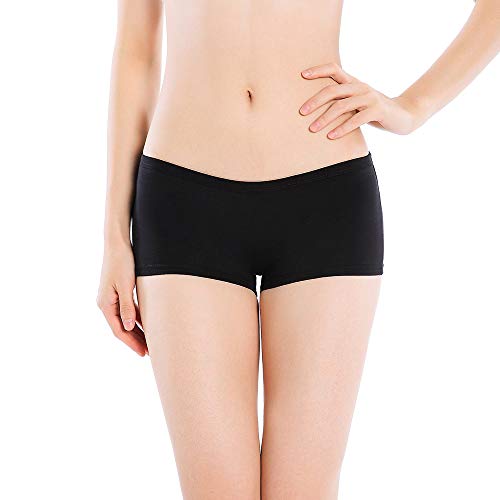 Closecret Lingerie Women's Comfort Soft Low Rise Cotton Boyshorts Panties2