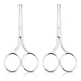 2-teilige Professionelle Pflegeschere für die Körperpflege Haarschneideschere Augenbrauenschere...