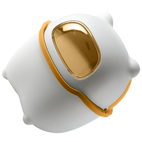 EXQUIMEUBLE Desktop Trash can Food Waste Basket Compost Small Trash can for Desk Mini Waste Can Kitchen Waste bin Mini Garbage bin Recycling bin Compost bin The pet Coffee Table Office