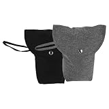 DECOMELODY 2 Stück Wickeltaschen Tragbare Stoffwindel Organizer Nass Trocken Tasche für Reisen Kompakte Wickeltasche für Kleinkinder Windelaufbewahrungstasche