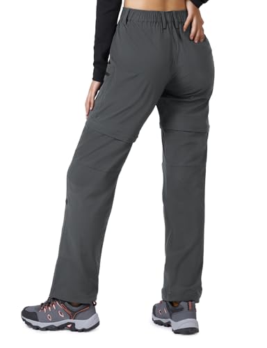 Image of Cycorld Women's-Hiking-Pants-Convertible Quick-Dry-Stretch-Lightweight Zip-Off Outdoor Pants with 5 Deep Pockets
