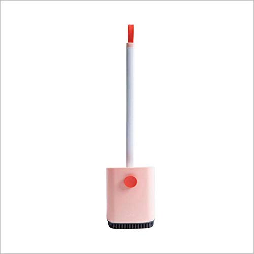 Preisvergleich Produktbild Ghong Toilettenbürstenhalter Set-Haushalt Toilette toilettenbürste Keine Tote Ecke toilettenbürste weiches Fell wandbehang, d