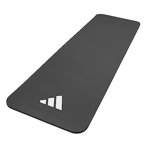 Adidas 10mm NBR Yoga Mat with Carry Strap — Grey — view 5