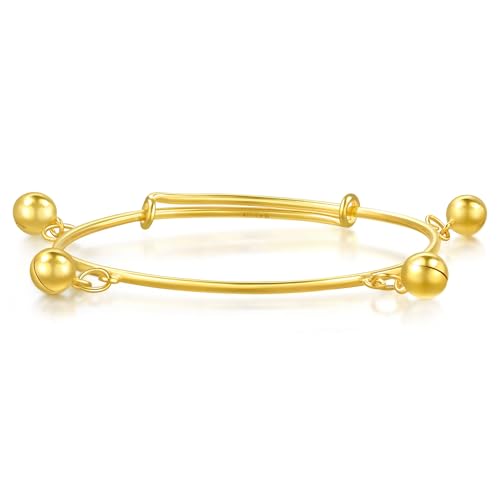 CHOW SANG SANG 999.9 24K Solid Gold Chinese Gifting Adjustable Bangle 09220K Price-by-Weight 7.11g Gold