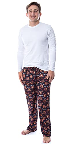 INTIMO Mortal Kombat Mens' Dragon Finish Him Fatality Sleep Pajama Pants2