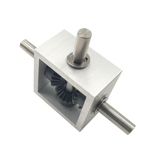 Pgfun TYXC-0010-1-2_10 1:1 Right Angle Bevel Gearbox 1.5 Module 20 Teeth 90° Angle Drive Steering Gear Device Simple Mechanical Diy Module thumb #3