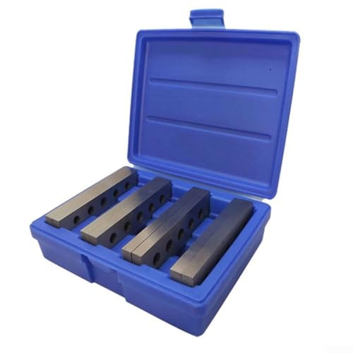 Lot de 4 paires de blocs de jauge parallèle en acier trempé de 15,2 cm pour étau de fraisage CNC et mesure