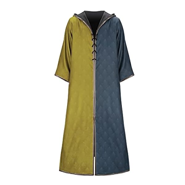 Tovenaarsschool Kostuum Magische Capuchon Mantel Mantel Volwassen Mannen Magiër Halloween Cosplay Heks Aankleden Outfit