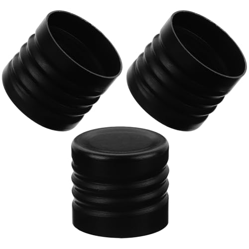 UTHCLO 3 piezas Tapas de Aluminio para Botellas Unidades Tapas Roscadas Herméticas Compatibles con Frascos y Botellas Resistentes y Reutilizables para Bebidas y Agua