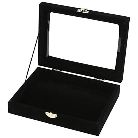 SASCD Earring Necklace Bracelet Jewelry Casket Organizer Display 11 Hook Women Men Jewelry Holder Case 2021 Gift Box 20 * 15 * 4.5cm Jewelry Box for Little Girls (Color : 02) Cover