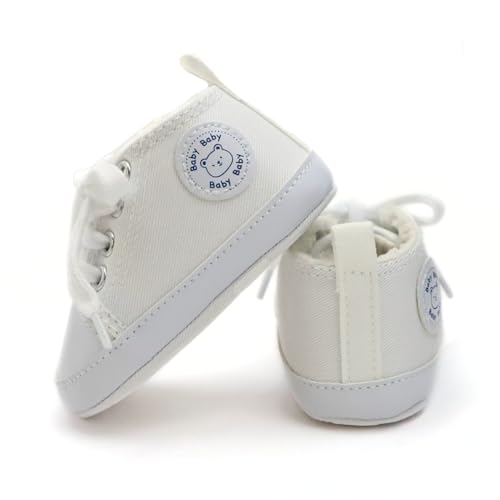 Baby Learning Shoes, Bear Style Canvas Shoes with Polar Fleece Lining, Warm & Non-Slip, Autumn and Winter2