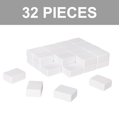 Set de 32 piezas en blanco para Mahjong estándar 1.2" miniatura 3