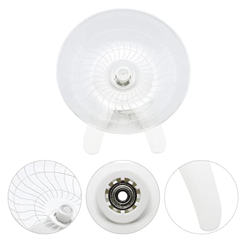 Hamster Wheel Hamster Flying Saucer Silent Exercise Wheel Running Wheel For Dwarf Hamsters Gerbil Mice Small Animals (White) #TOP1