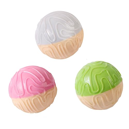 NOLITOY 2個 犬投げボール 不滅の犬のおもちゃ 犬のパズル インタラクティブな犬のおもちゃ わんわん ゲーム 犬のおもちゃインタラクティブ 犬用ボール フットボール 噛む人 Grey