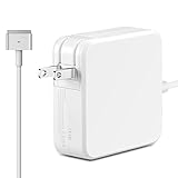 MacBook Pro / Air Charger 60W Power Adapter With MagSafe 2 (T) Style Connector - Works With 45W / 60W / & 85W MacBooks -11/13/15, Retina Display - Compatible With Macbooks (LATE 2012) & After
