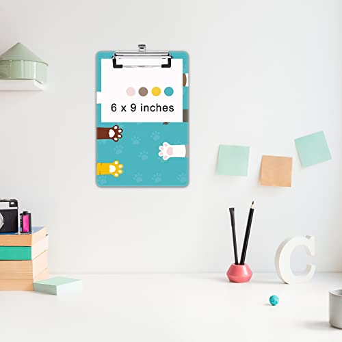 Image of Small Plastic Clipboard 6 x 9 in, Standard A5 Size Fashion Clip Board