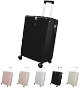 スーツケース キャリーケース L USBポート カップホルダー ブラック 黒