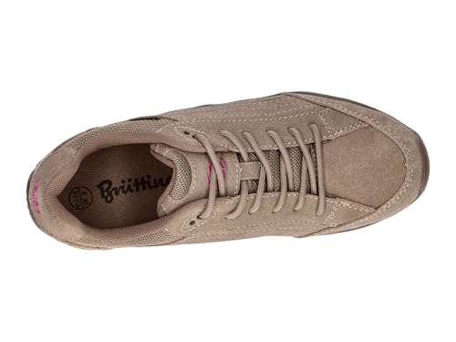 Brütting Herren Sneaker Freizeitschuh Racewalk, grau/pink, 42 EU