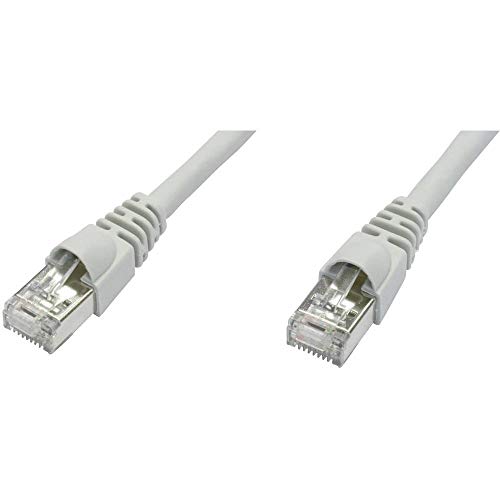 Telegärtner Câble de raccordement réseau informatique RJ45 L00001A0123 CAT 6a S/FTP blanc 2.00 m