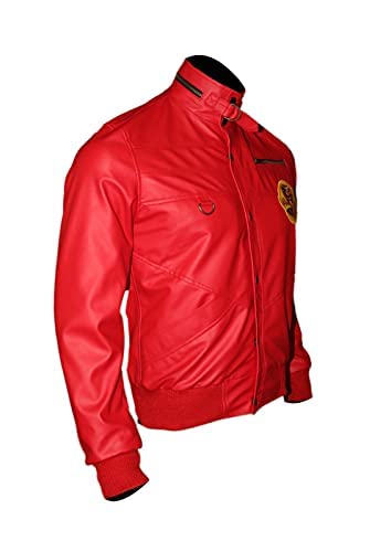 Kobra Cai Karate Kid Johnny Lawrence Red Faux Leather Jacket3