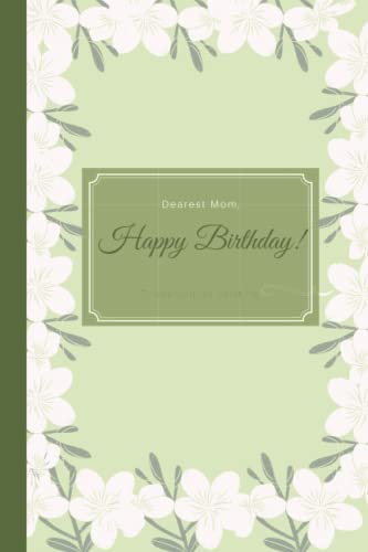 HAPPY MOTHER`S DAY: Perfect Notebook/Journal for your Mother, 6x9''