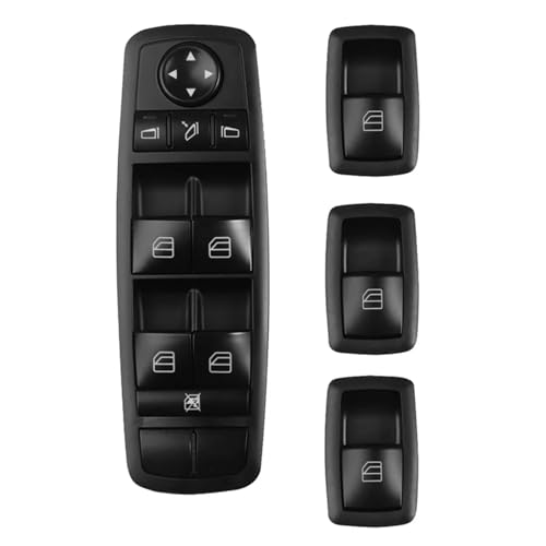 Interrupteur de lève-vitre pour Mercedes-Benz A2518200510 - Lot de 4 boutons électriques de rechange