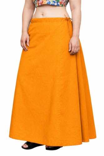 Image of CITIX Pure Cotton Petticoat for Women's Saree | Adjustable Drawstring Waist