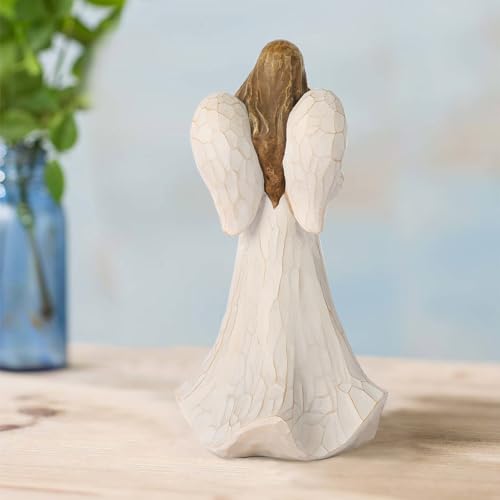 Figura Ángel Guardián Decorativa de Resina 8.2 in miniatura 6