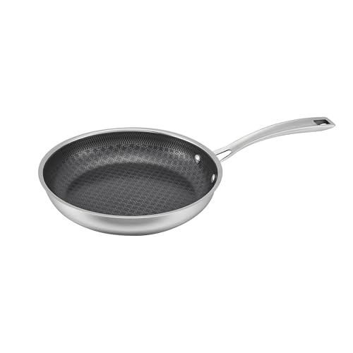 Image of Cuisinart FusionPlus Nonstick Stainless Steel Cookware, 8-inch Skillet with PFAS-Free PURELYSEAR Ceramic Technology, Scratch Proof, Cool Grip Handles, Dishwasher Safe, FPS22-20