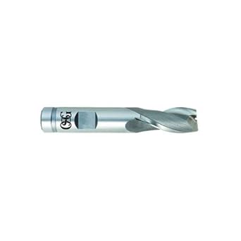 OSG USA 5205300 1-1/4 Dia. x 4-1/8 Overall Length 2-Flute Square End HSS-CO SE End Mill-Round Shank-Center Cutting-Uncoated