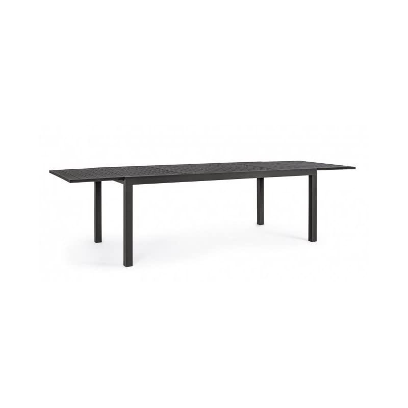 TAVOLO ALLUNGABILE BIZZOTTO HILDE ANTRACITE 75 X 200/300 X 100 CM