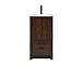 Elegant Decor 18 inch Single Bathroom Vanity in Expresso