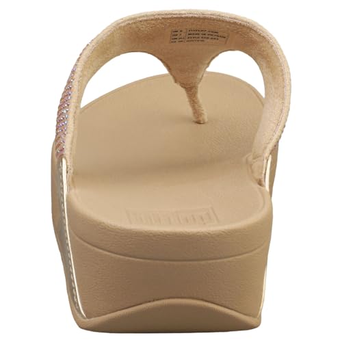 Image of FitFlop Women's LULU Crystal Embellished Toe-Post Sandals