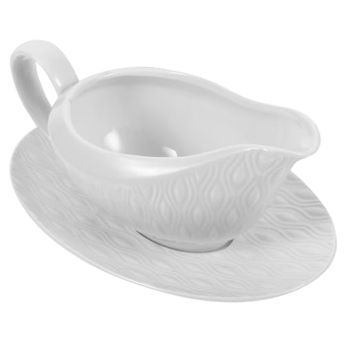 Pichet à sauce en céramique fine saucière raffinée pour vos grands dîners - 2