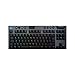 Produktbild Logitech G G915 X LIGHTSPEED TKL - flache kabellose Gaming-Tastatur mit Double-Shot-PBT-Tastenkappen, RGB-Hintergrundbeleuchtung, braunen taktilen GL-Switches für PC/Mac, DEU QWERTZ-Layout - Schwarz