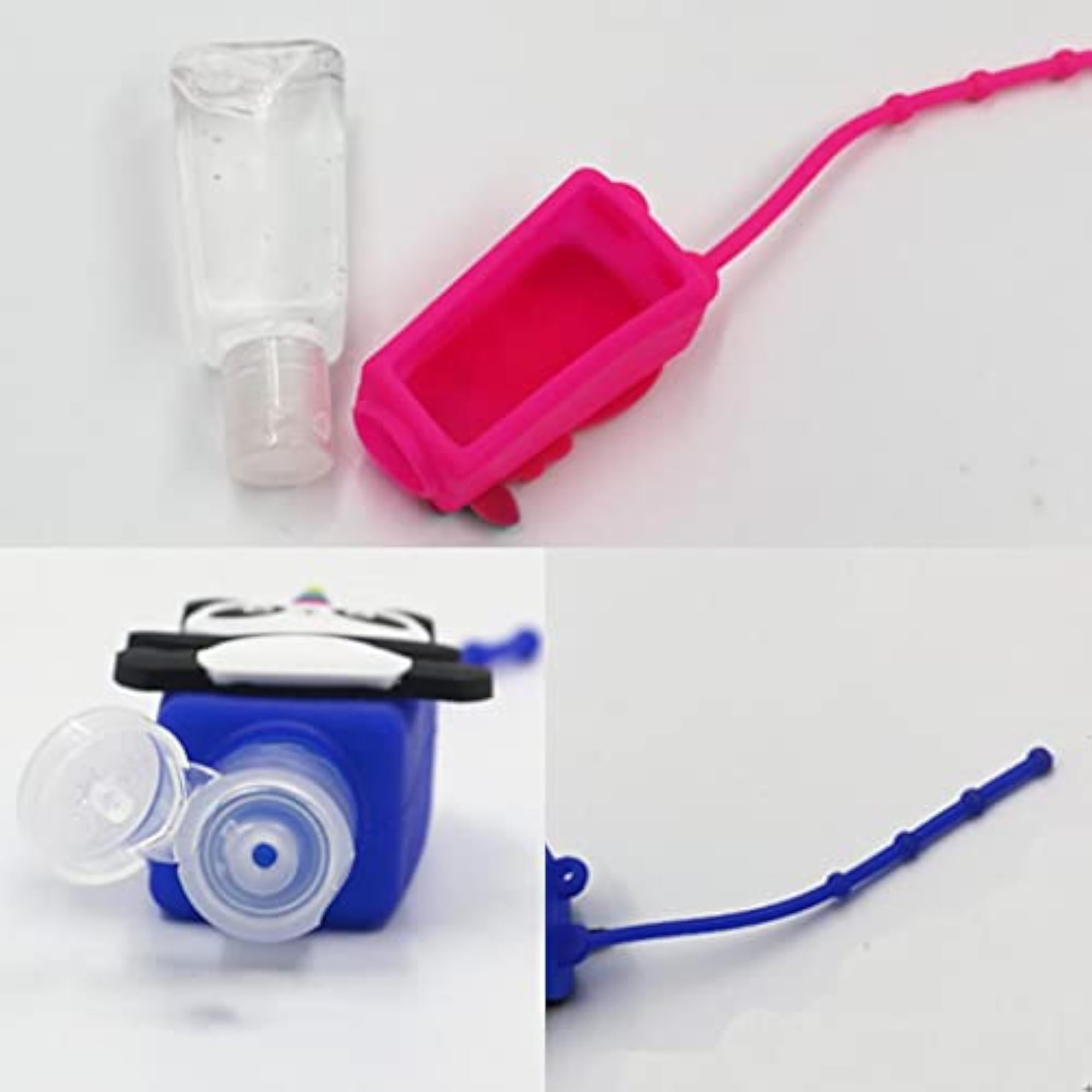 2x30ml Travel Bottles Empty Hand Sanitizer Containers