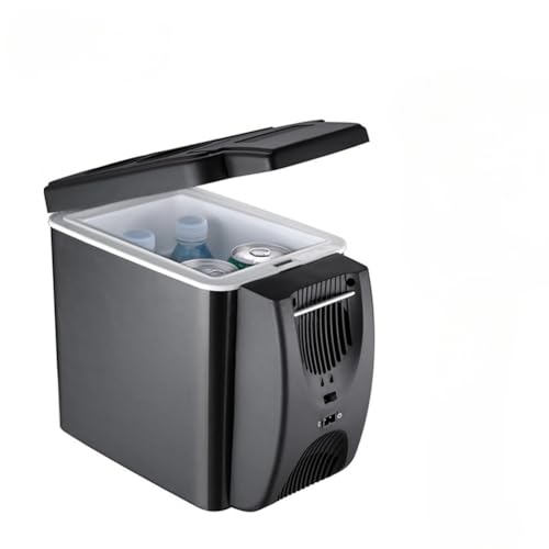 車載冷温庫 6L/8L 自動車用 小型 保温保冷庫 12V /24V クーラーボックス ミニ冷温庫、車、ホット&コールド、 ポータブル コンパクト (ブラック 6L,24V)