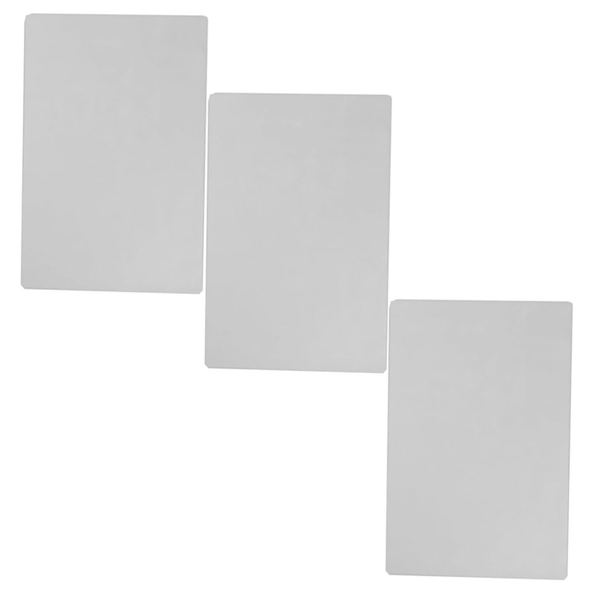 NUOBESTY 3pcs Transparent Anti-Slip Sketch Pad Lightweight Writing Mat for Students Office Use Smooth Surface for Exam Doodle Needs 11.81 X 8.26 Inches