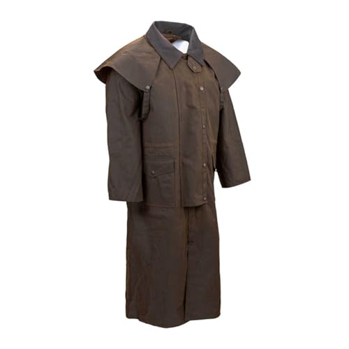 Outback Trading Company Unisex 2056 Stockman Waterproof Breathable Extra-Long Cotton Oilskin Duster Coat2