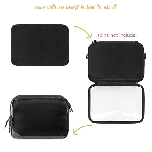 STEAMEDBUN Ita Bag Crossbody Small Ita Purse Pin Display Bag with Insert3