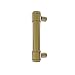 Allied Brass M-30 3 Inch Cabinet Pull, Unlacquered Brass