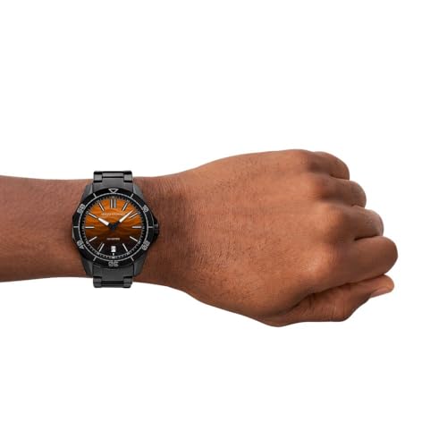 Image of Armani Exchange A|X Dive-Inspired Stainless Steel Watch for Men