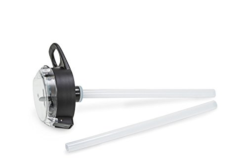 Wide Mouth Straw Lid :: Flip Cap :: High Flow Flip Top Cap for 63MM Wide Mouth Drink Bottles :: Fits-Nalgene, Hydro Flask, Camelbak,50/50 and Several Other Brands :: Includes two straws!