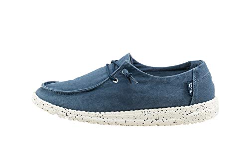 Dude Shoes Wendy De Las Mujeres Lavado ACERO Azul UK5/EU38