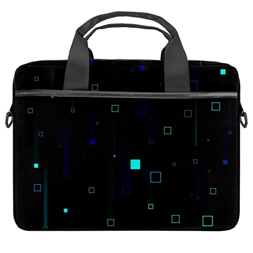 Maletín para portátil de 14.5 pulgadas funda protectora hombro y bolso crossbody negro
