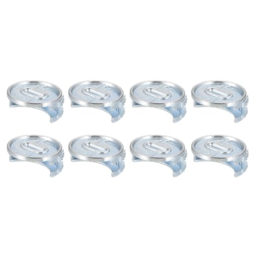 HARFINGTON Cam Lock Nut for Furniture, 8pcs 24x11mm Joint Connector Locking Nuts Furniture Connecting Cam Fittings