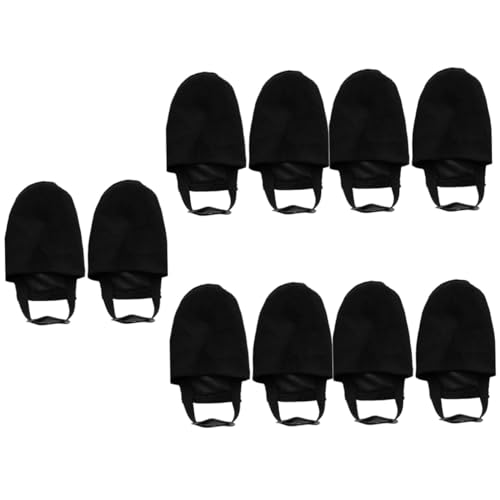 VANZACK 5pairs Bowling Shoe Slider Elastic Band for Easy Slipping Lightweight and Portable Bowling Accessories for Men Women Reduces Friction Smooth Material