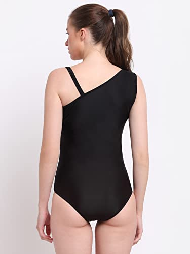 Image of EROTISSCH Black Sleeveless Solid Bodysuit for Women Teen