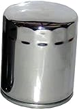 HIFLO OIL FILTER CHROME - HF170C compatible with 1990 Harley-Davidson XLH883H Sportster 883 Hugger