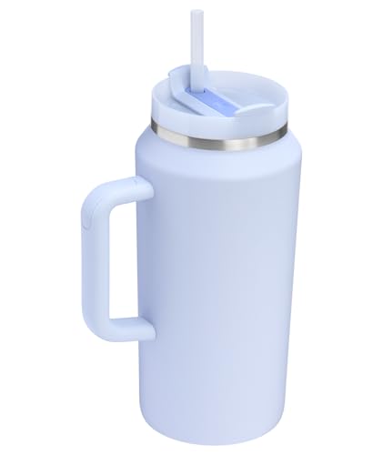 Image of STANLEY Quencher H2.0 Tumbler with Handle and Straw 64 oz | Flowstate 3-Position Lid | Large Capacity for Travel & Sports | Insulated Stainless Steel Cup | BPA-Free | Dew Drop